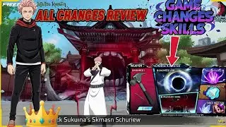 JUJUTSU KAISEN GAME CHANGES ☠️ Free Fire Max