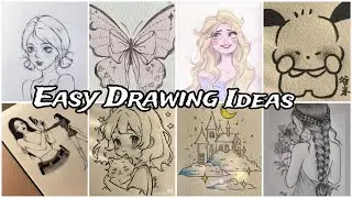 Easy Drawing Ideas | Simple Drawing Ideas | Cute Drawing Ideas | Aesthetic Drawing Ideas