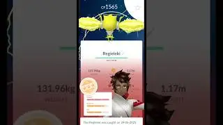 Getting Lucky With✨Shiny Regieleki✨Raid in pokemongo😍😎😍#pokemongo #shots #regieleki #shiny #raids