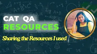 CAT QA  RESOURCES 📚| Sharing My Resource list | QA tips and tricks| CAT 2024 Preparation