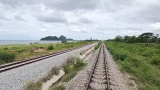 รถไฟทางคู่ช่วงเลียบทะเลอ่าวไทย เขตประจวบคีรีขันธ์ คืบหน้าถึงไหนแล้ว double track railway project