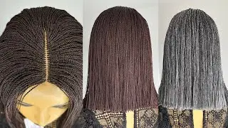 Micro Senegalese Twists | Braids Hairstyles 2023 | Handmade Braided Wigs | UniqueBraidedWigs