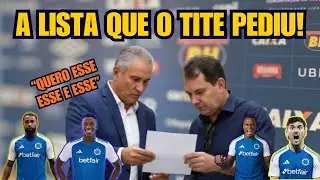 🚨 A LISTA DE TITE: QUAIS SERÃO AS CONTRATAÇÕES DO CRUZEIRO PARA 2026?