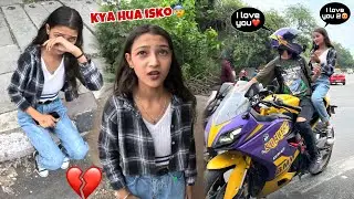 Found Stranger Girl Crying On Road After Her Break-up💔Yeh Ladki To Mujse Impressed Hogayi🥵