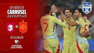 ¡Los de De la Fuente, con pie y medio en el Mundial 2026! - Resumen de goles del Georgia 0-4 España