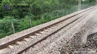 The performance of Ballast Plough spreading the railway ballasts #ballast #plough #plow #railway
