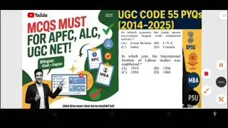 📚RRB Staff welfare |UGC NET Code 55 PYQs (2014&ndash;2025) Part 2nd,  DSSSB, Inspecting Officer, APFC, ALC