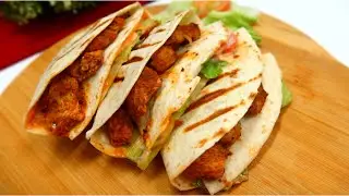 TikTok Viral Wrap | Chicken Tikka Wrap | How to Make Tortilla Wrap Recipe