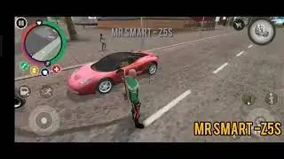 Rope Hero Vice Town. Buying skeleton bike and roaming in the city.