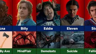 How Stranger Things Characters Died | Season 1 to 5