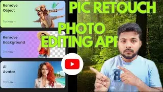Pic Retouch Photo Editing App | Photo Editing | Photo Kaise Edit Kare | Photo editing Tutorial