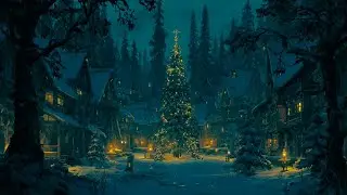 [Celtic Music] A Cozy Celtic Christmas Dream &ndash; Serene Snowy Forest Village