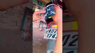 Batman logo bike back light