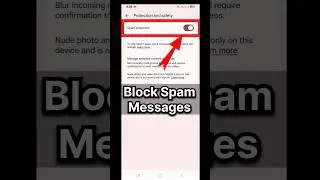 How To Stop Spam Messages (2025) #shorts #viral #spamsms