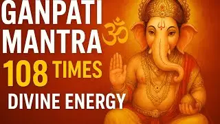 “ॐ गं गणपतये नमः | 108 Times Ganpati Mantra Chanting | Remove Obstacles”