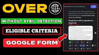 Over Wallet KYC Problem Solve 🤑 Over Wallet Sybil Detection in Pakistan 📊 Over Wallet Airdrop Update