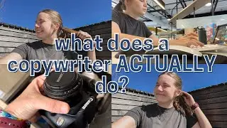 what do copywriters ACTUALLY do? | work day in the life as a junior copywriter