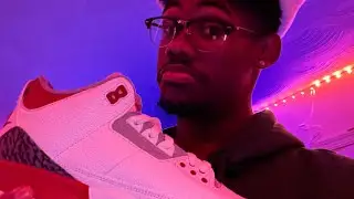 The Fire Red Jordan 3's