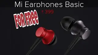 Mi earphones, Free@Rs.0, Get apps Mi