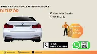BMW F30 2010 -2022 M PERFORMANCE DİFİZ&Ouml;R | Ateş Bodykit | Sipariş Whatsapp : 05413082584