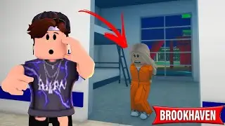 MINHA MÃE FOI PRESA NO BROOKHAVEN! - Roblox
