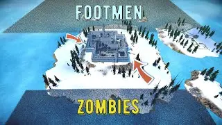 Battle For Castle: Zombies vs Samurai vs Footmen - UEBS 2