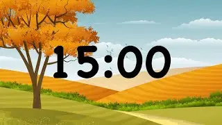 15 Minute Thanksgiving & Turkey Timer With Fantastic Dancing Music | Soothing Lovers