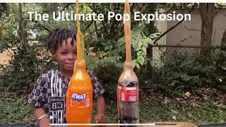 Mentos and Pop Explosion Challenge