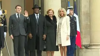 Macron accueille à l'Elysée le président ivoirien Alassane Ouattara | AFP Images