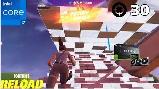 RTX 5060Ti + Intel I7 14700k | Fortnite Reload Ranked Gameplay  | 1080p | 500+FPS | Performance Mode