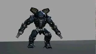 Animtioncycles Cyborn endboss
