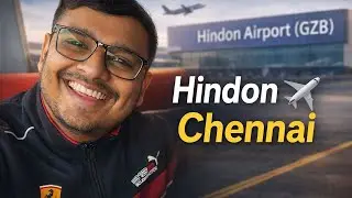 First Time at Hindon Airport (GZB) ✈️ Journey to Chennai | Inside Delhi NCR&rsquo;s New Regional Airport