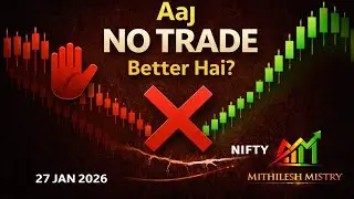 Aaj NO TRADE Better Hai? | NIFTY | Date 27 Jan 2026 #trading 