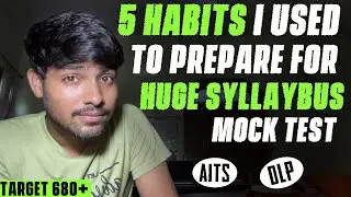 HOW I SCORED 600+ in EVERY Pw AITS | IN LIMITED TIME | Neet 2025