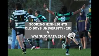 2025 Swindale Shield: OBU (28) v Wainuiomata (26)