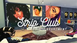 Strip Club Studio Apartment | Sims 4 Speed Build | ♡