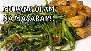 KANGKONG WITH TOFU IN SESAME OIL