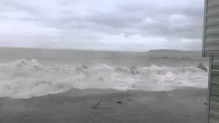 Drummore / Maryport Caravan Site Storm & Floods Storm Tidal Surge Jan 2014 Full 1080p