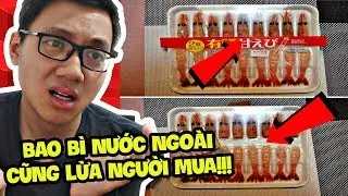 BAO BÌ ĐỒ ĂN NƯỚC NGOÀI LỪA CHÚNG TA NHƯ THẾ NÀO?? (Sơn Đù Vlog Reaction)