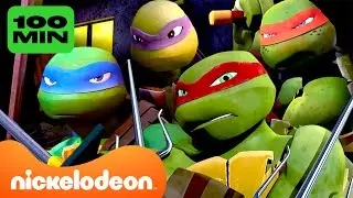 TMNT | Kura-kura Ninja selama 100 MENIT! 🥷 | Nickelodeon Bahasa