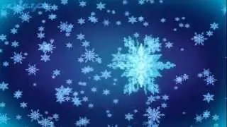 3D Snowflakes Falling Background Motion Graphic Free Download