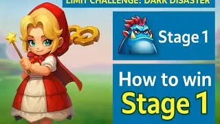Lords mobile limited chalenge dark disaster stage 1 😱 how to wine 🍷 #lordsmobile 