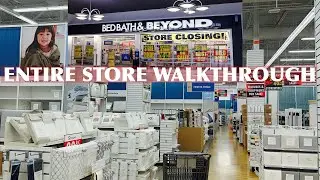 BRAND &ldquo;NEW&rdquo; ENTIRE STORE WALKTHROUG BED BATH AND BEYOND CLOSING DOWN SALE #shopwithme