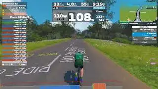 【2026/1/7/水曜日ZWIFTワークアウト】Endurance#2。60回転前後。