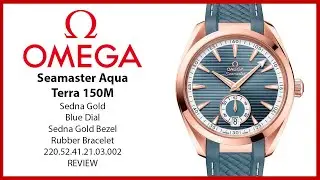 ▶Omega Seamaster Aqua Terra 150M Sedna Gold Co-Axial Master Chronometer 220.52.41.21.03.002 &ndash; REC...
