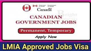 How To Apply Canadian Government Jobs In Canada || LMIA Approved Jobs Visa In Canada