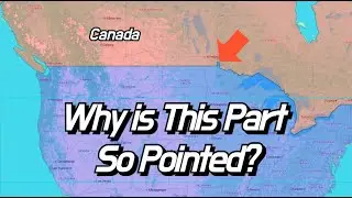 Why is this part of the US border so pointed?
