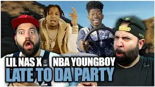 The Bros REACT to Lil Nas X & NBA YoungBoy - Late To Da Party | REACTION!!