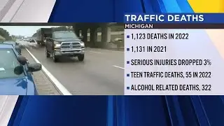 Traffic deaths remain high in Michigan, data says