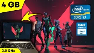 Как играть в #Valorant на слабом ПК [intel core i3, 2.0 GHz, 4GB RAM]